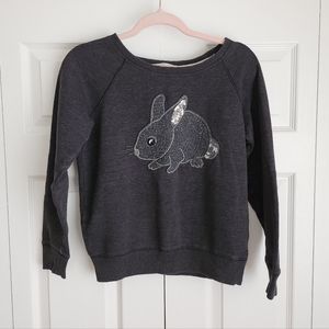 ♡ Bunny Embroidered Sweatshirt ♡
